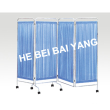 (D-37) Stainless Steel Four Fold Screen
